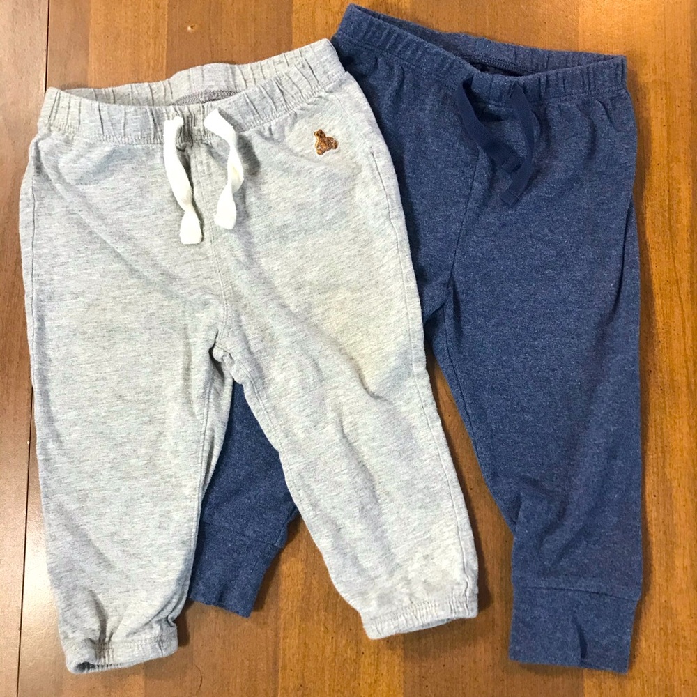 Two pair baby sweatpants